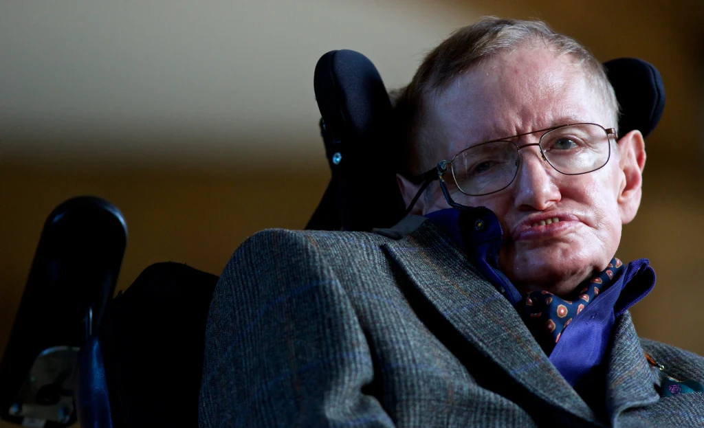 Photo of Stephen Hawking – theoretical physicist honored among the 10 Most Famous Scientists in the World.