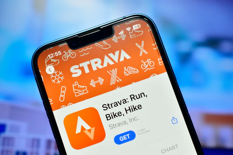 Strava route and stats view – Ranked in the 10 Most Popular Fitness Apps in the World for runners and cyclists.