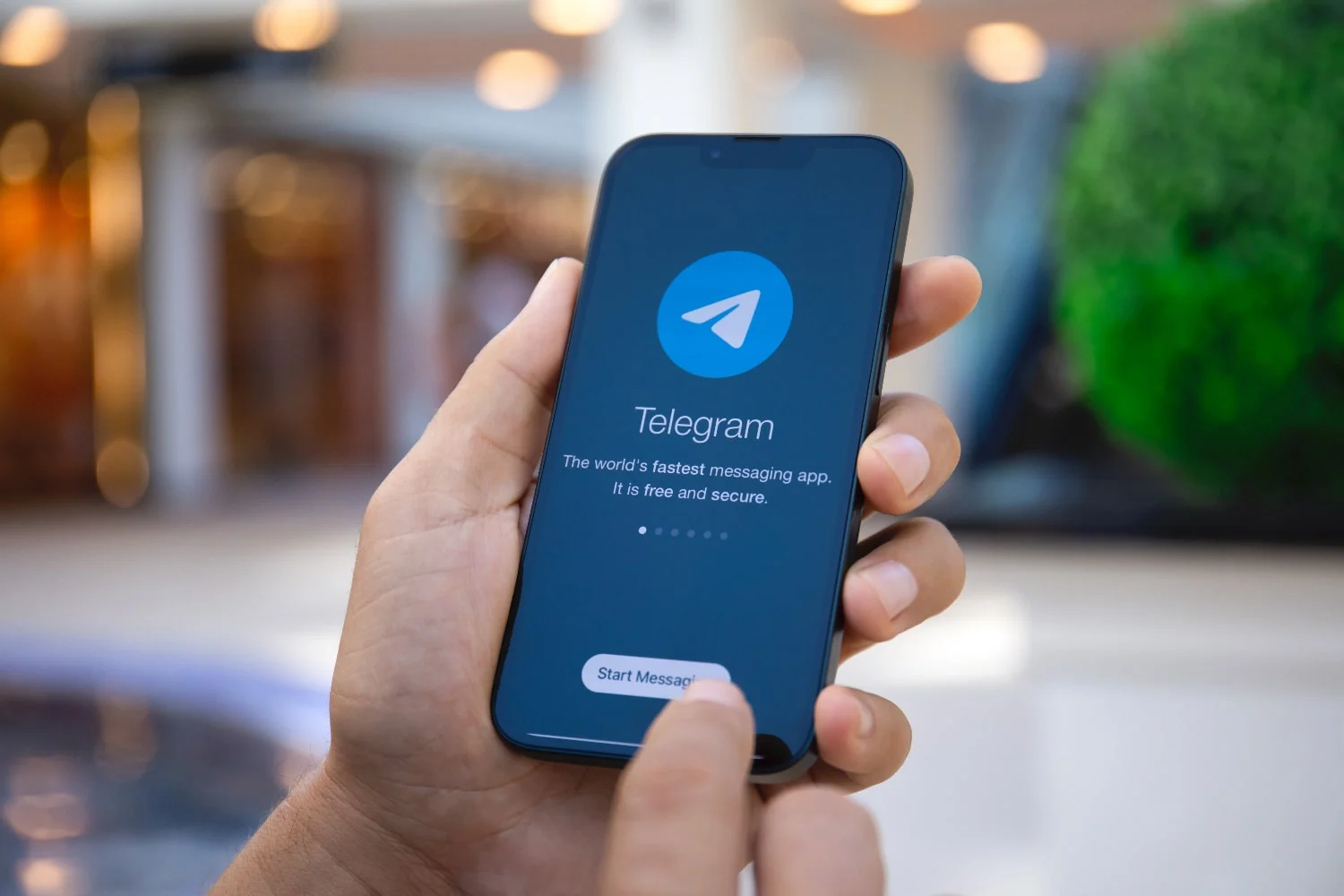 Telegram interface with chat groups and privacy tools as one of the 10 Most Popular Apps in the World.