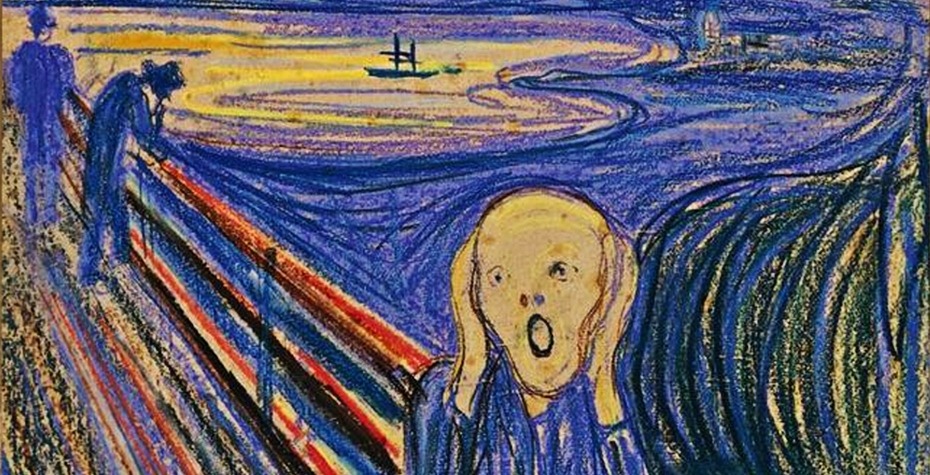 The Scream by Edvard Munch, famous worldwide and one of the 10 Most Famous Paintings in the World, in Oslo.