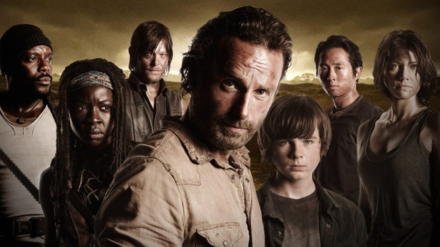Cast from The Walking Dead, a standout in the 10 Most Popular TV Shows of all Time.