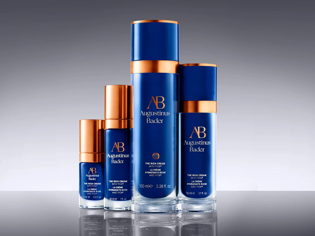 Augustinus Bader skincare routine with The Rich Cream featured in the Ultimate Luxury Skincare Buying Guide.