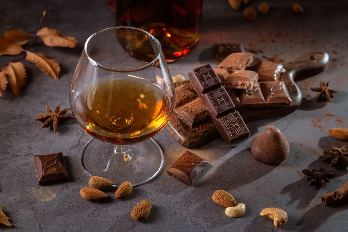 Cognac with dark chocolate and cigar pairing in the Luxury Fine Wines and Spirits Buying Guide for rich, indulgent tasting moments.