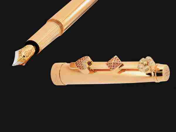 Heaven Gold by Anita Tan – $995K pink diamond pen, a rare gem in the 10 Most Expensive Pens in the world collection.