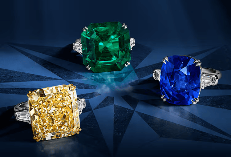 Best Luxury Assets Investment Buying Guide displaying high-value diamonds, rubies, and custom jewelry for wealth preservation.