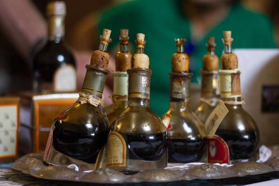 Premium oils and aged vinegars from the Best Gourmet Food Buying Guide, featuring olive oil and balsamic from Modena.