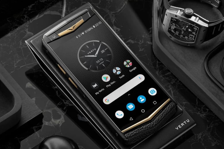 Complete Luxury Gadgets Buying Guide featuring elite smartphones with gold accents, luxury finishes, and top-tier tech.