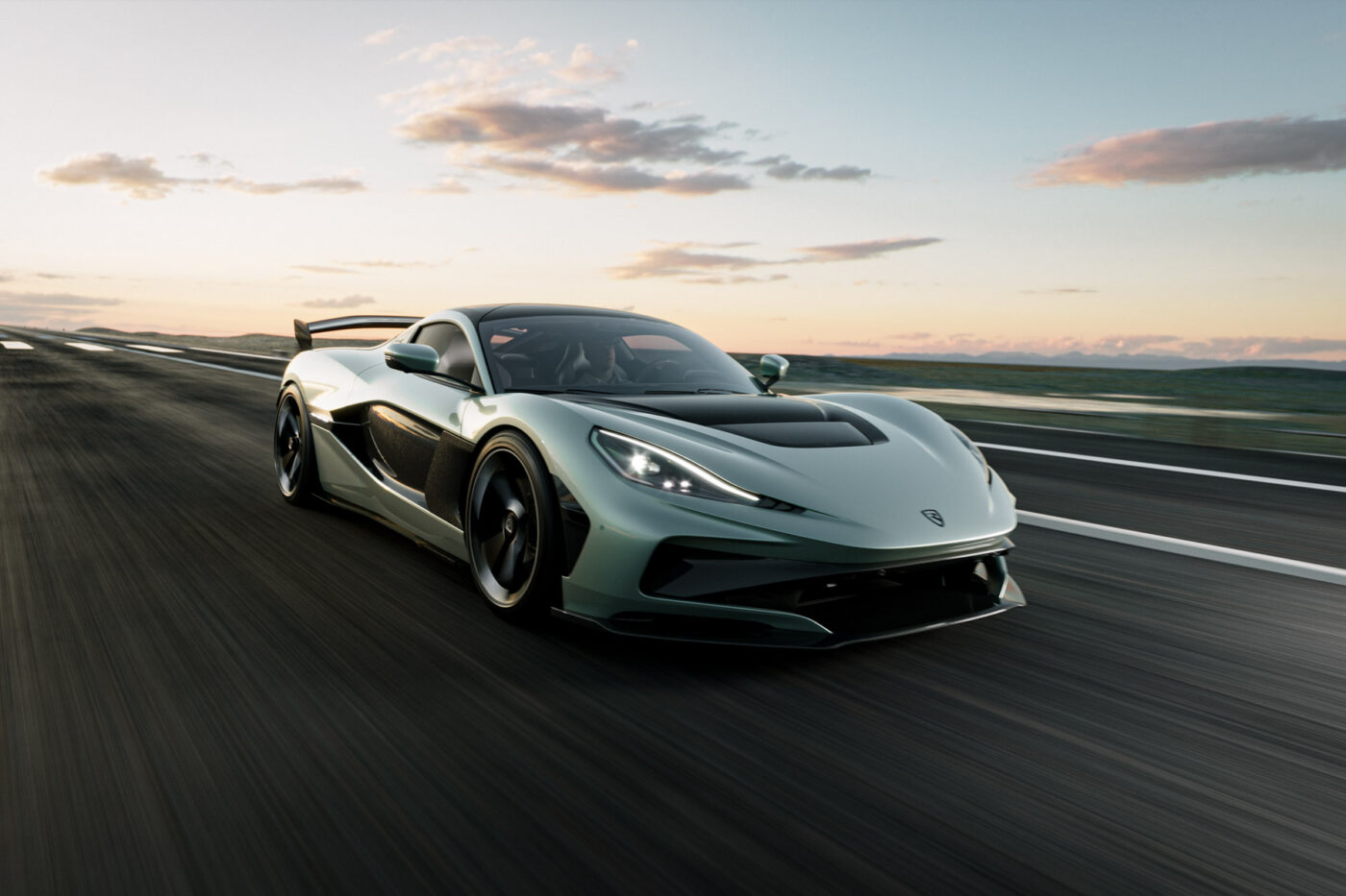 Electric supercar on futuristic road – Complete Luxury Supercars Buying Guide explores advanced hybrid and EV performance.