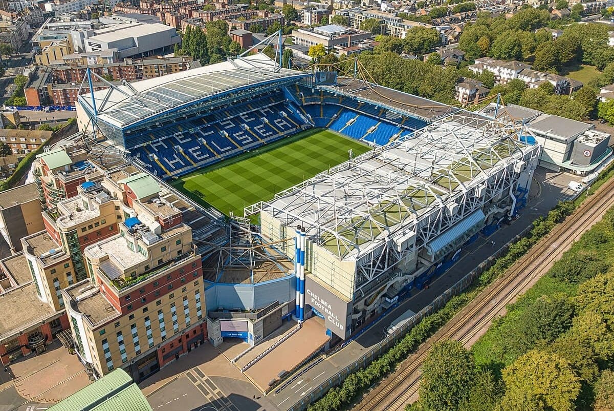 Chelsea FC image as part of the 10 Most Famous Football Clubs in the World, showcasing Premier League and Champions League success.