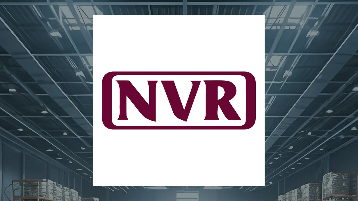 NVR Inc. logo visualized among the 10 Most Expensive Stocks in the World for homebuilding sector investment.